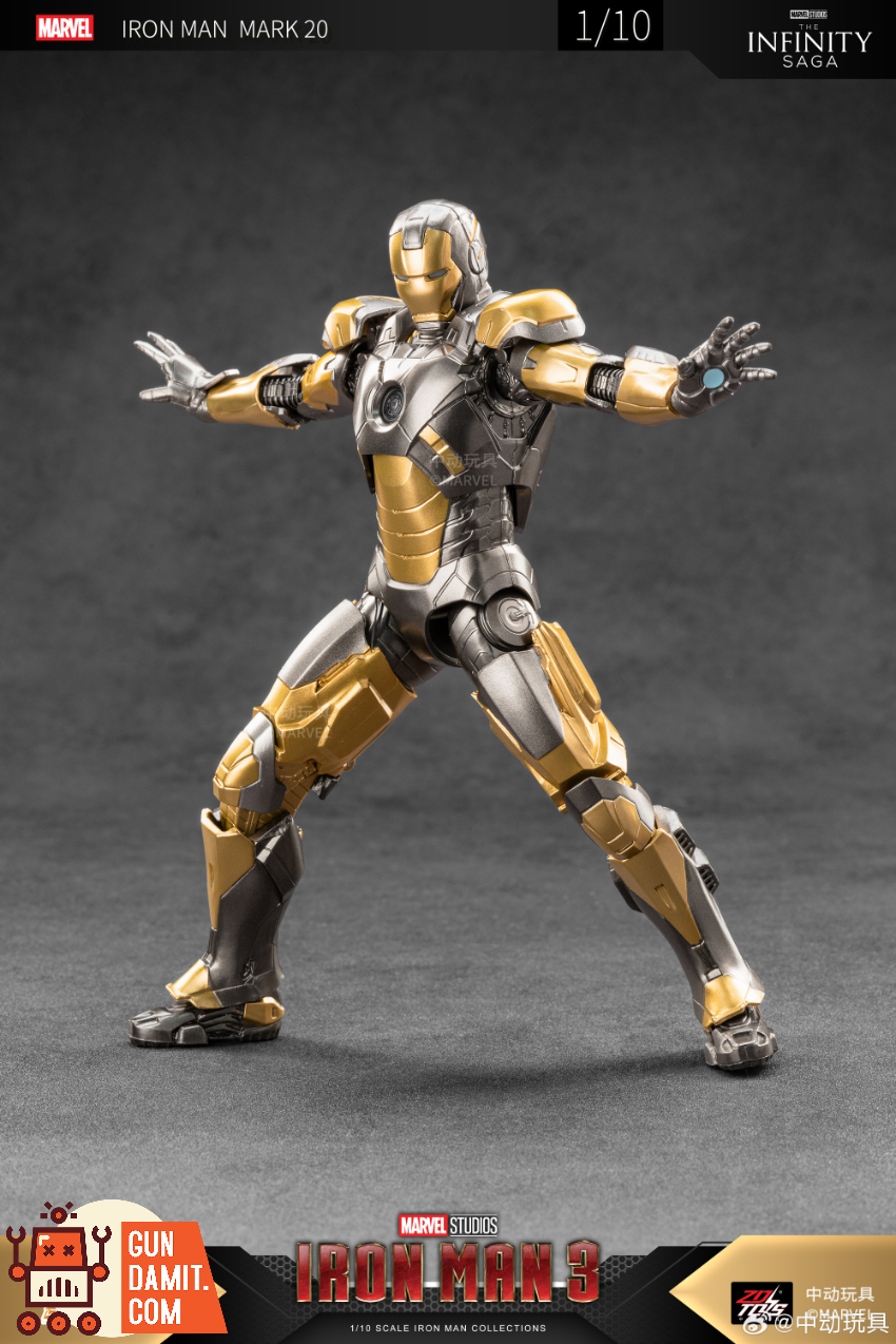 ZT Toys 1/10 Iron Man 3 MK20 Python - View 9 ZT Toys 1/10 Iron Man 3 MK20 Python - View 9