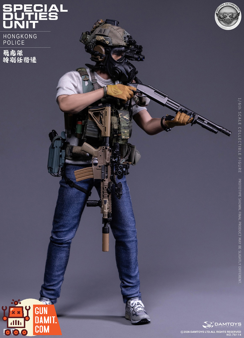 DAMTOYS 1/6 NO.78114 Hong Kong Police Special Duites Unit Assault Team Team Leader - View 7 DAMTOYS 1/6 NO.78114 Hong Kong Police Special Duites Unit Assault Team Team Leader - View 7