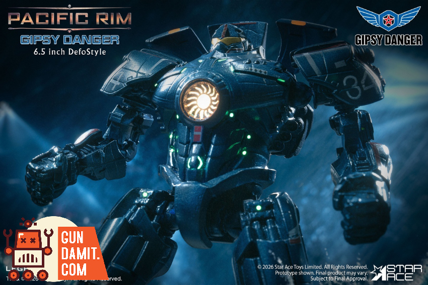 Star Ace Toys SA7012 Pacific Rim Gipsy Danger DefoStyle Figure Single Deluxe Ver. - View 10 Star Ace Toys SA7012 Pacific Rim Gipsy Danger DefoStyle Figure Single Deluxe Ver. - View 10