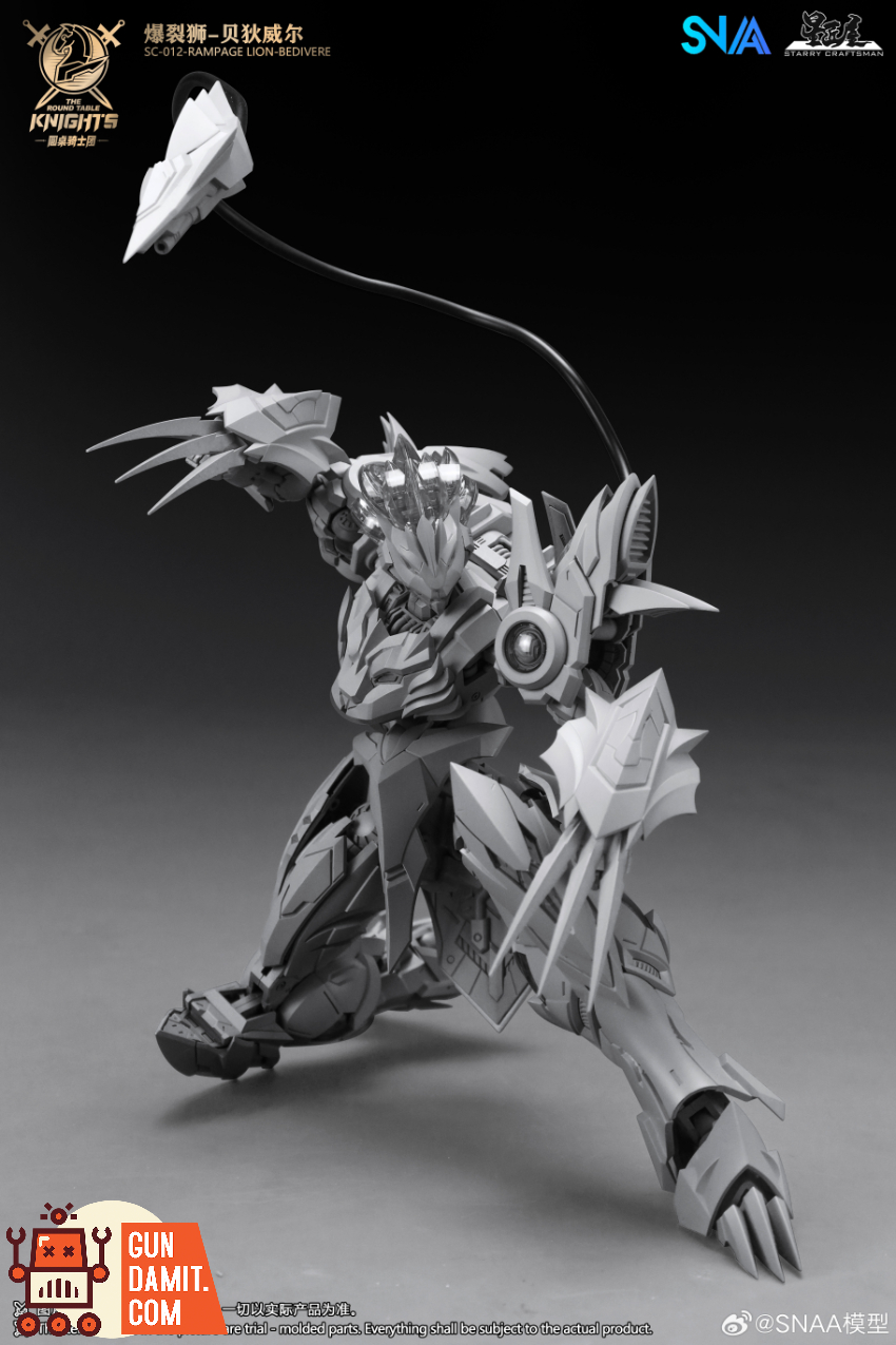 SNAA Model 1/144 SC-012 Round Table Knights Rampage Lion Bedivere Model Kit - View 10 SNAA Model 1/144 SC-012 Round Table Knights Rampage Lion Bedivere Model Kit - View 10