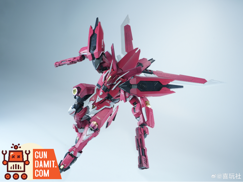 Play Club J-20 Dragon Soul Fighter Series Cangwei Vermilion Gild Red Pre-Painted Version Model Kit - View 6 Play Club J-20 Dragon Soul Fighter Series Cangwei Vermilion Gild Red Pre-Painted Version Model Kit - View 6