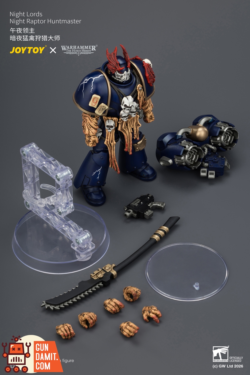 JoyToy JT04681 1/18 Warhammer The Horus Heresy Night Lords Night Raptor Huntmaster - View 8 JoyToy JT04681 1/18 Warhammer The Horus Heresy Night Lords Night Raptor Huntmaster - View 8