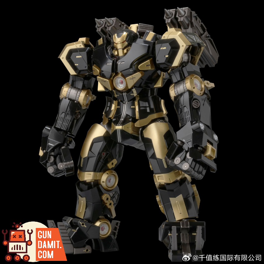Sentinel Toys Iron Man Fighting Armor Hulkbuster Black Limited Ver. - View 2 Sentinel Toys Iron Man Fighting Armor Hulkbuster Black Limited Ver. - View 2
