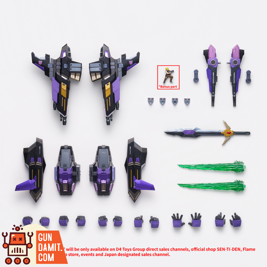 Sentinel Toys Kuro Kara Kuri Series Skywarp w/o Bonus - View 8 Sentinel Toys Kuro Kara Kuri Series Skywarp w/o Bonus - View 8
