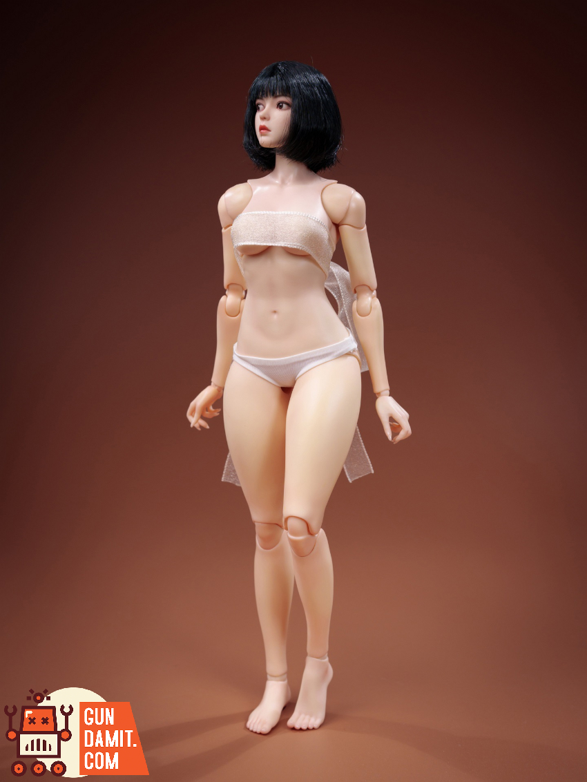 trickyMan12 & WORKING DIVA 1/6 FB-10032 DT06B Female Tall and Curvy Body Type Dewy Warm Toned Fair Skin Version - View 11 trickyMan12 & WORKING DIVA 1/6 FB-10032 DT06B Female Tall and Curvy Body Type Dewy Warm Toned Fair Skin Version - View 11