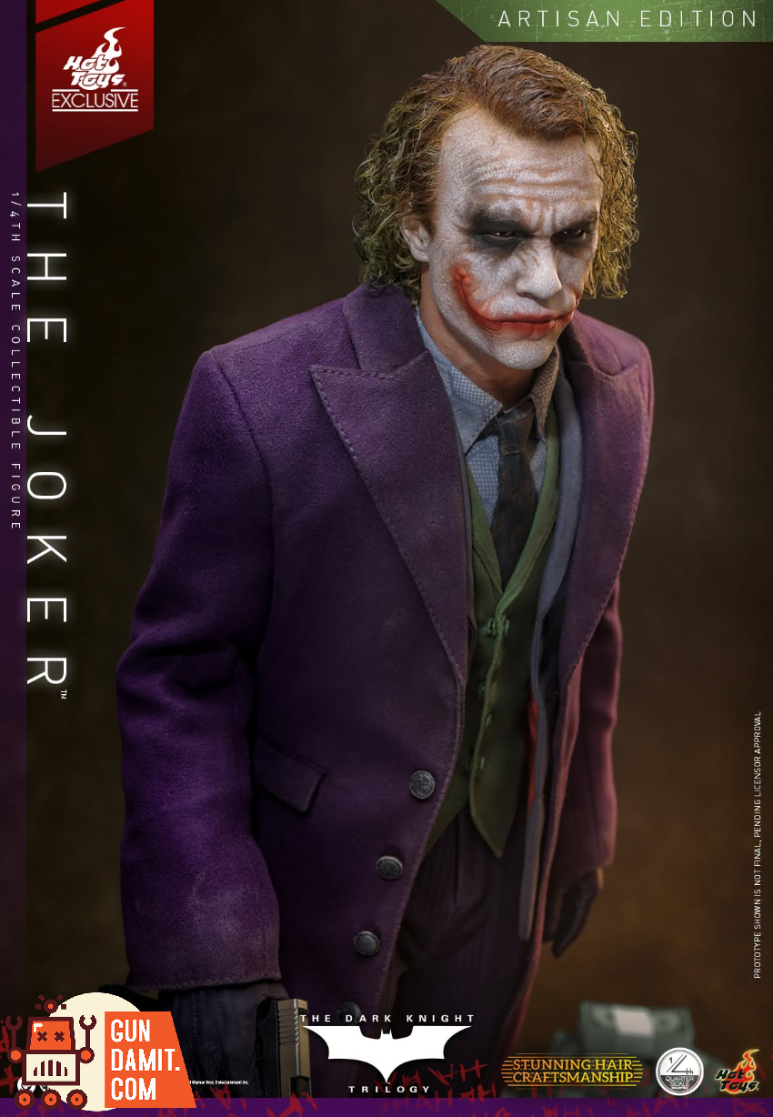 Hot Toys 1/4 QS028AE The Dark Knight The Joker 2.0 Artisan Ver. - View 23 Hot Toys 1/4 QS028AE The Dark Knight The Joker 2.0 Artisan Ver. - View 23