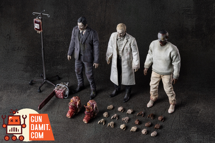 Kraken Studio 1/12 Ward Of Dead RE9 Zombies Set of 3 - View 6 Kraken Studio 1/12 Ward Of Dead RE9 Zombies Set of 3 - View 6