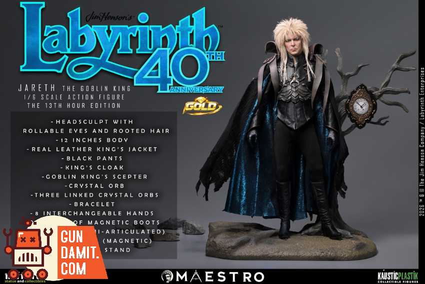Infinite 1/6 Labyrinth Jareth The Goblin King The 13th Hour Gold Ver. - View 22 Infinite 1/6 Labyrinth Jareth The Goblin King The 13th Hour Gold Ver. - View 22