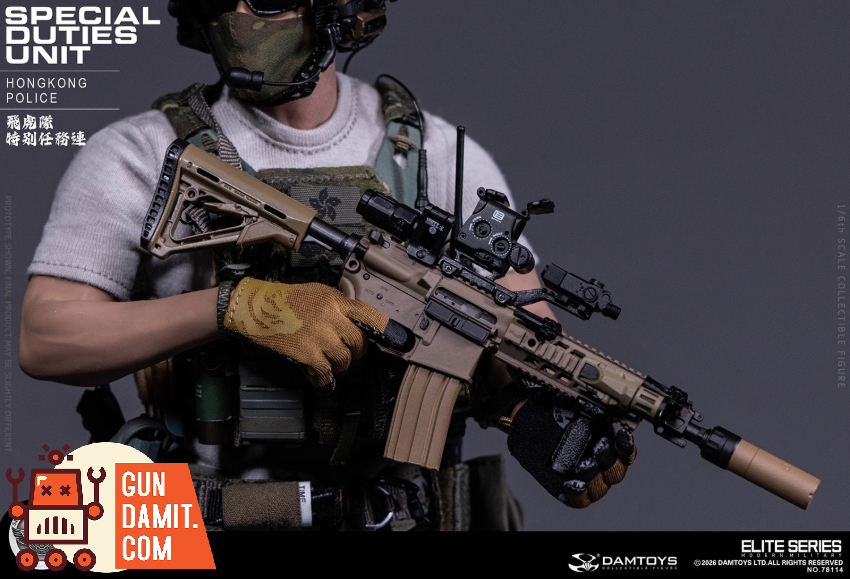DAMTOYS 1/6 NO.78114 Hong Kong Police Special Duites Unit Assault Team Team Leader - View 9 DAMTOYS 1/6 NO.78114 Hong Kong Police Special Duites Unit Assault Team Team Leader - View 9