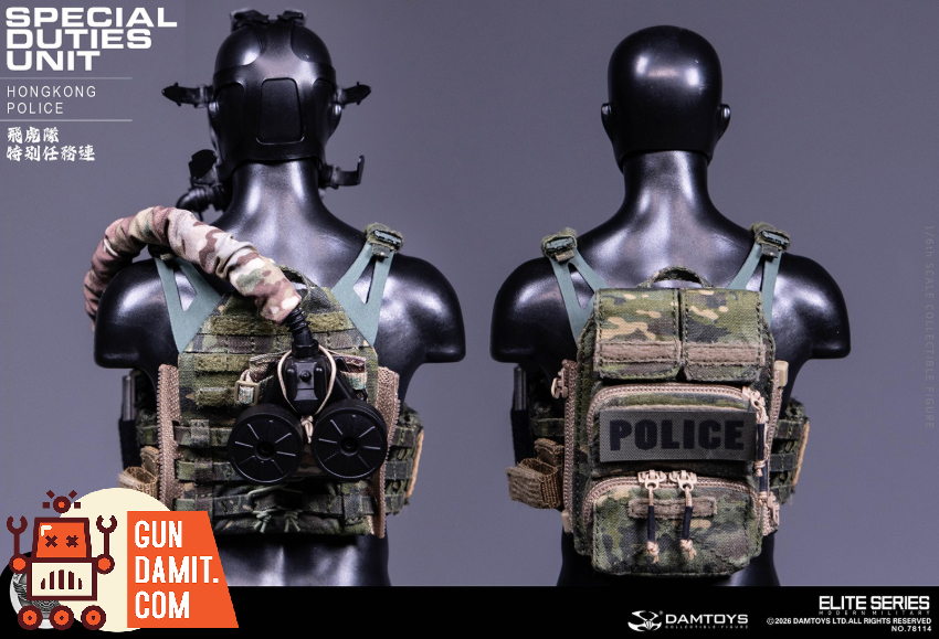 DAMTOYS 1/6 NO.78114 Hong Kong Police Special Duites Unit Assault Team Team Leader - View 27 DAMTOYS 1/6 NO.78114 Hong Kong Police Special Duites Unit Assault Team Team Leader - View 27