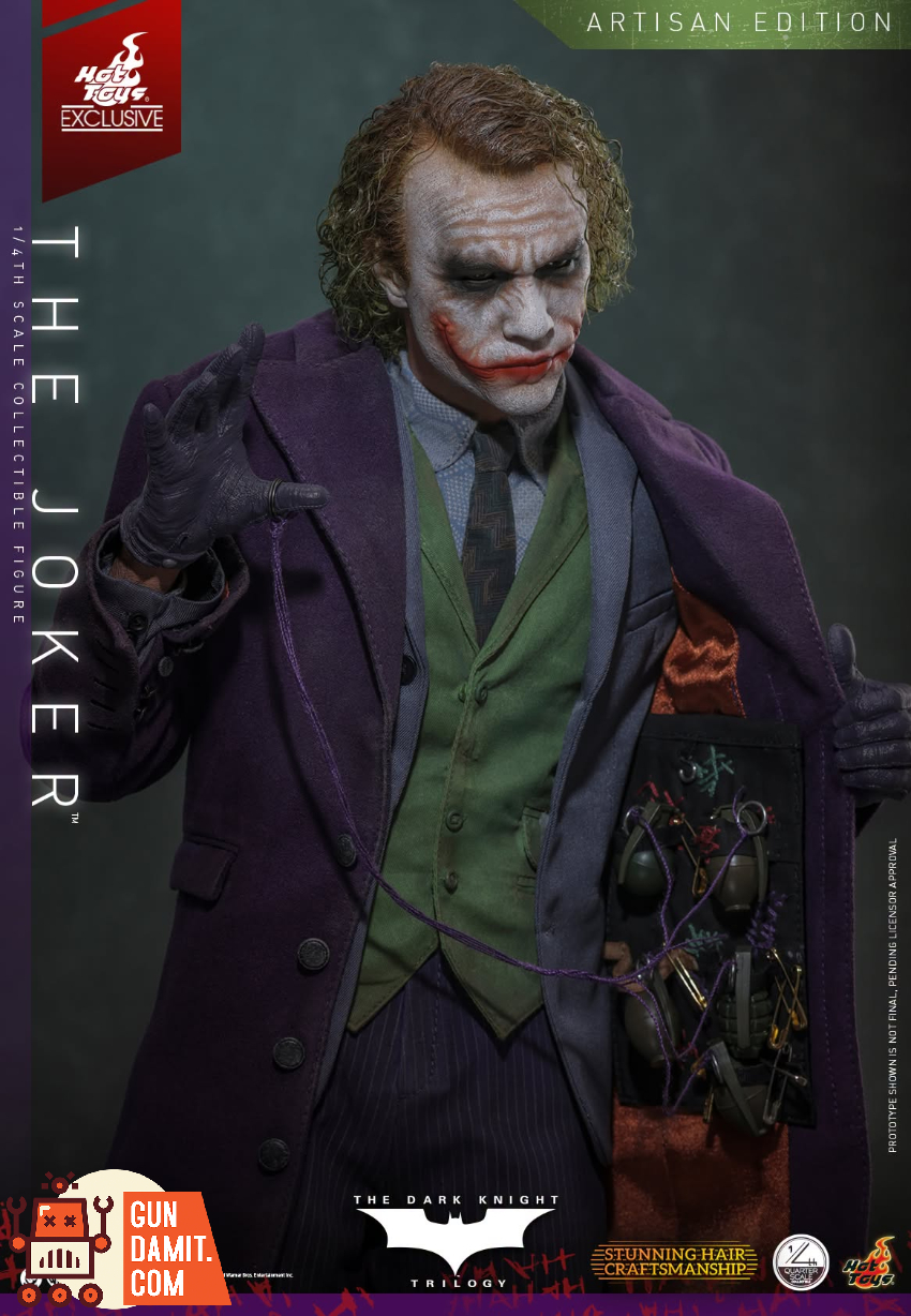 Hot Toys 1/4 QS028AE The Dark Knight The Joker 2.0 Artisan Ver. - View 19 Hot Toys 1/4 QS028AE The Dark Knight The Joker 2.0 Artisan Ver. - View 19