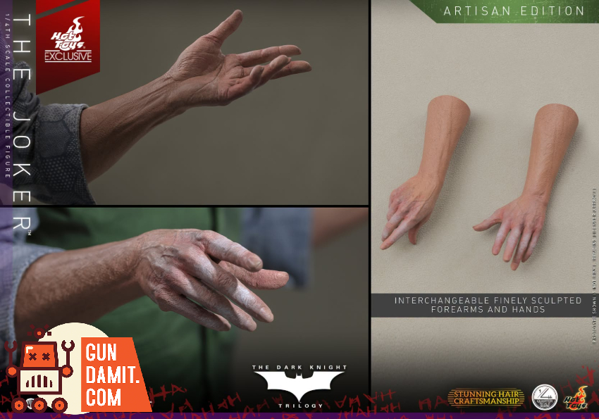 Hot Toys 1/4 QS028AE The Dark Knight The Joker 2.0 Artisan Ver. - View 6 Hot Toys 1/4 QS028AE The Dark Knight The Joker 2.0 Artisan Ver. - View 6