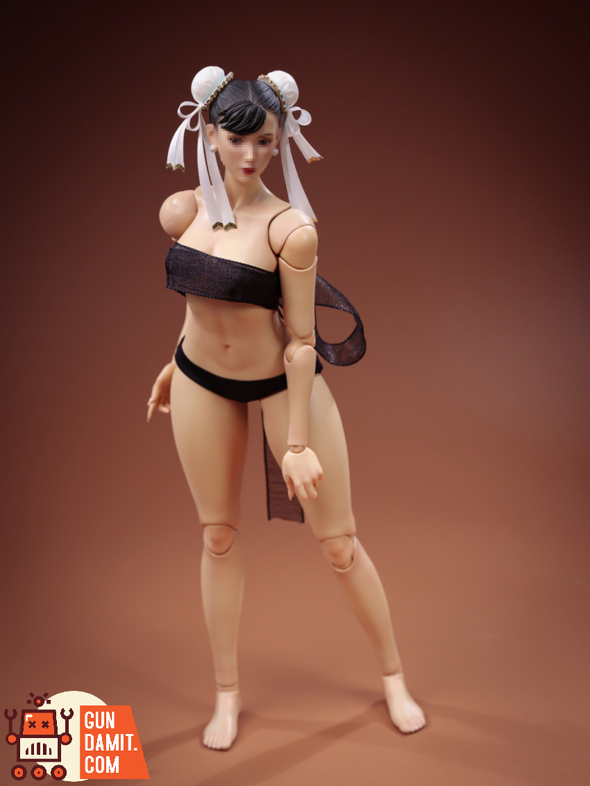 trickyMan12 & WORKING DIVA 1/6 FB-10032 DT06C Female Tall and Curvy Body Type Dewy Warm Toned Tan Skin Version - View 7 trickyMan12 & WORKING DIVA 1/6 FB-10032 DT06C Female Tall and Curvy Body Type Dewy Warm Toned Tan Skin Version - View 7