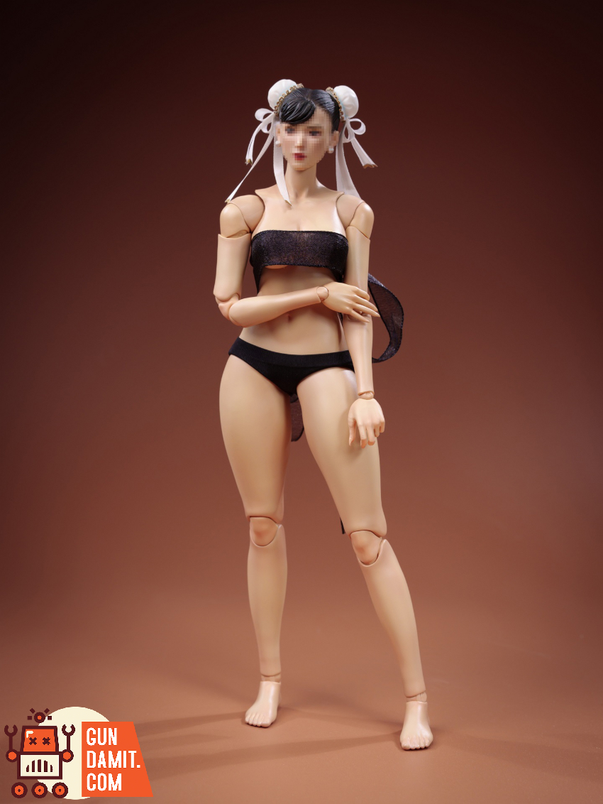 trickyMan12 & WORKING DIVA 1/6 FB-10032 DT06C Female Tall and Curvy Body Type Dewy Warm Toned Tan Skin Version - View 6 trickyMan12 & WORKING DIVA 1/6 FB-10032 DT06C Female Tall and Curvy Body Type Dewy Warm Toned Tan Skin Version - View 6