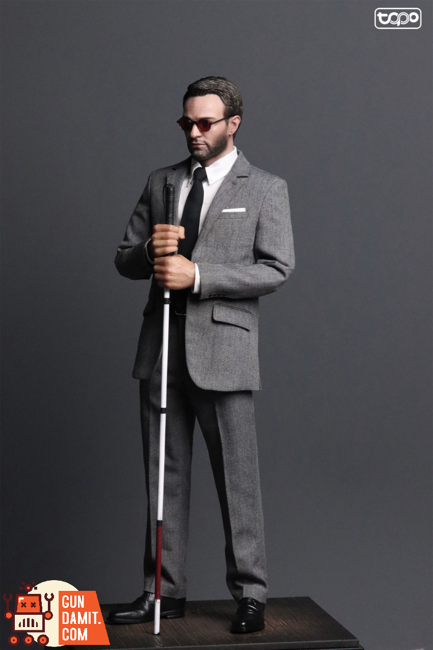 TOPO STUDIO 1/6 TP038 Daredevil Matt Murdock w/ HotToys Head Sculpt Clothing Set - View 7 TOPO STUDIO 1/6 TP038 Daredevil Matt Murdock w/ HotToys Head Sculpt Clothing Set - View 7