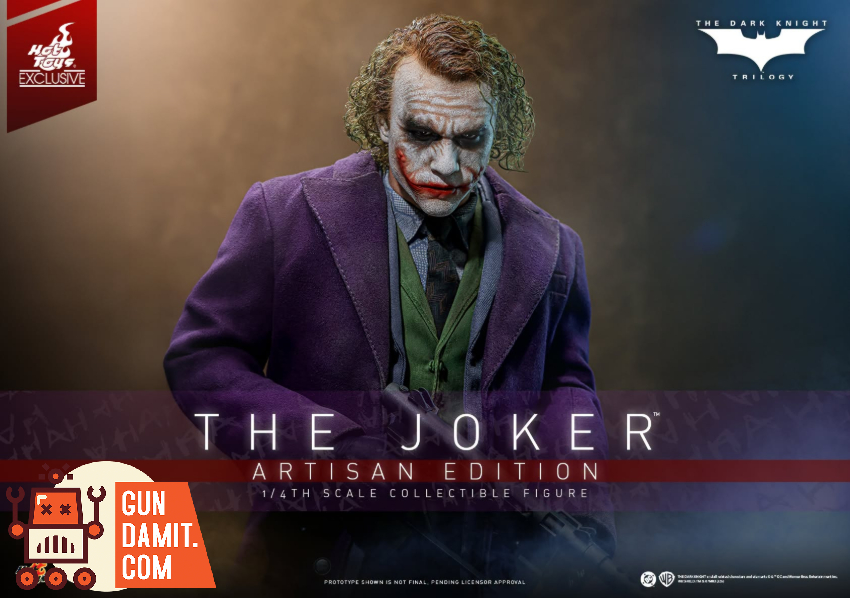 Hot Toys 1/4 QS028AE The Dark Knight The Joker 2.0 Artisan Ver. - View 2 Hot Toys 1/4 QS028AE The Dark Knight The Joker 2.0 Artisan Ver. - View 2