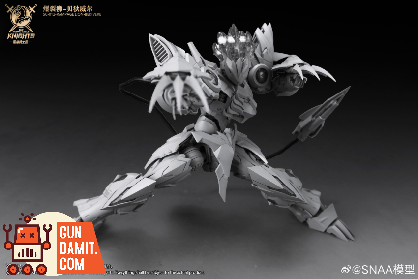 SNAA Model 1/144 SC-012 Round Table Knights Rampage Lion Bedivere Model Kit - View 4 SNAA Model 1/144 SC-012 Round Table Knights Rampage Lion Bedivere Model Kit - View 4