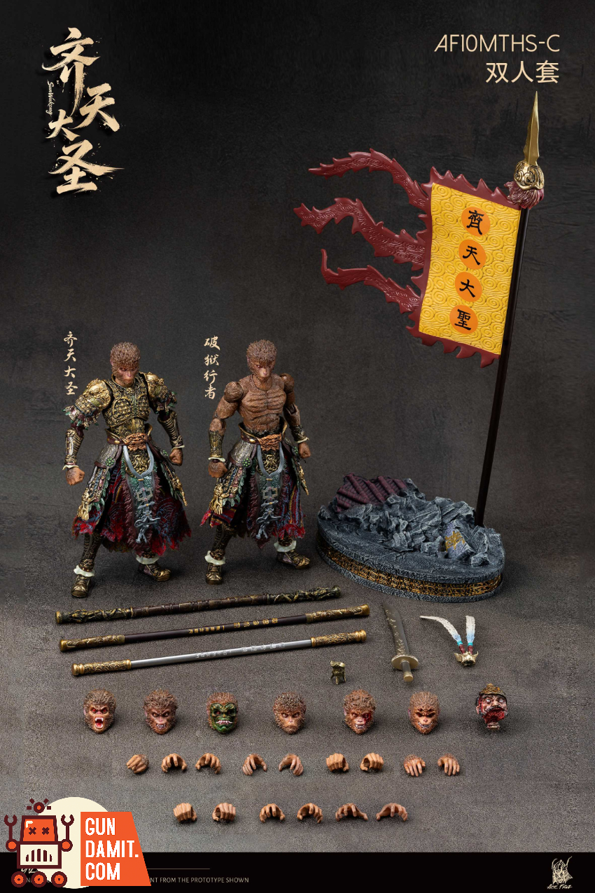 AceFigz 1/12 AF10mths-C Sun Wukong The Monkey King Set of 2 - View 10 AceFigz 1/12 AF10mths-C Sun Wukong The Monkey King Set of 2 - View 10
