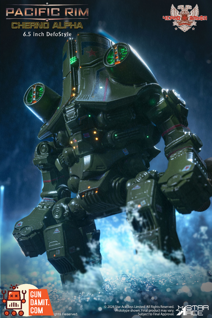 Star Ace Toys SA7014 Pacific Rim Cherno Alpha DefoStyle Figure Single Deluxe Ver. - View 9 Star Ace Toys SA7014 Pacific Rim Cherno Alpha DefoStyle Figure Single Deluxe Ver. - View 9