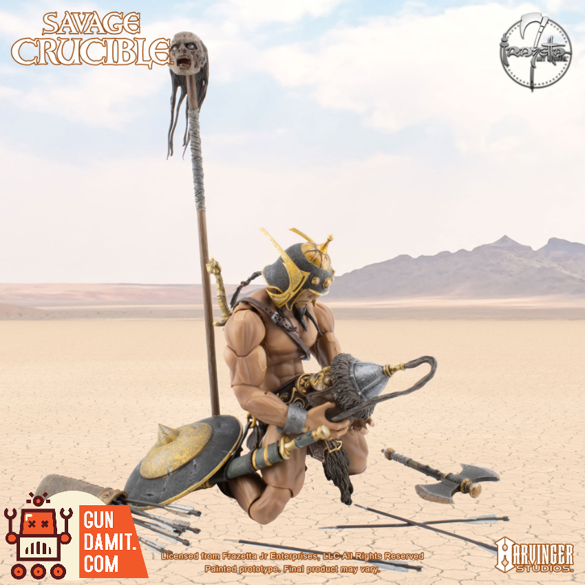 Harvinger Studios 1/12 Savage Crucible Kubla Khan Frazetta - View 4 Harvinger Studios 1/12 Savage Crucible Kubla Khan Frazetta - View 4