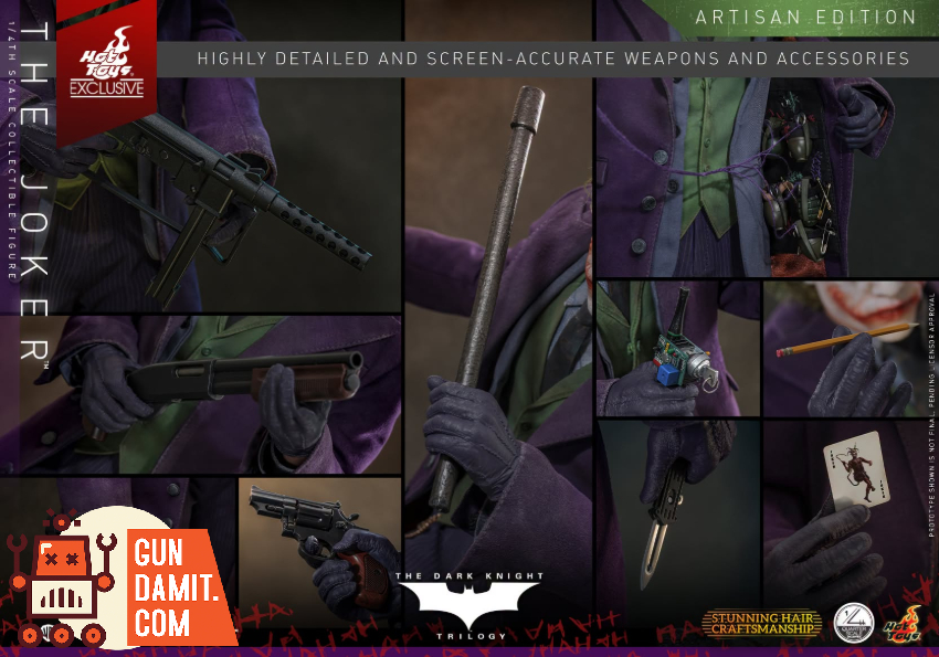 Hot Toys 1/4 QS028AE The Dark Knight The Joker 2.0 Artisan Ver. - View 7 Hot Toys 1/4 QS028AE The Dark Knight The Joker 2.0 Artisan Ver. - View 7