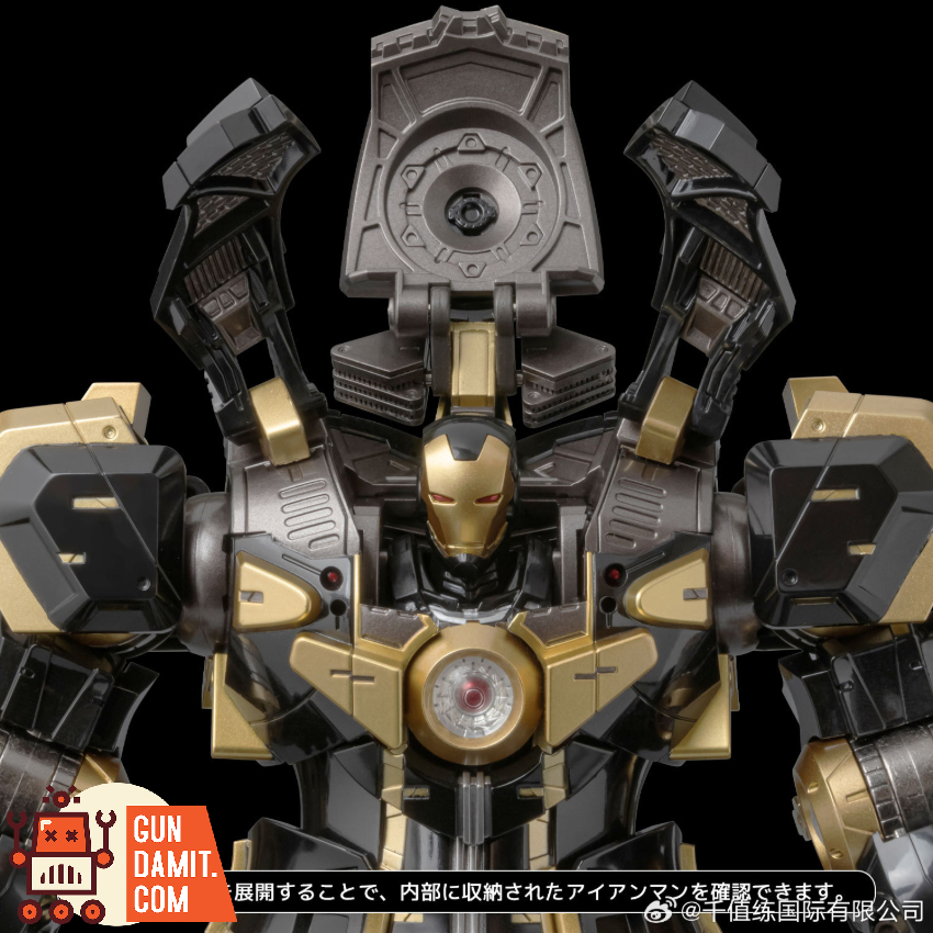 Sentinel Toys Iron Man Fighting Armor Hulkbuster Black Limited Ver. - View 9 Sentinel Toys Iron Man Fighting Armor Hulkbuster Black Limited Ver. - View 9