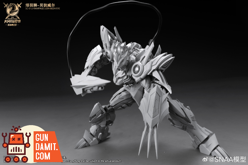 SNAA Model 1/144 SC-012 Round Table Knights Rampage Lion Bedivere Model Kit - View 9 SNAA Model 1/144 SC-012 Round Table Knights Rampage Lion Bedivere Model Kit - View 9