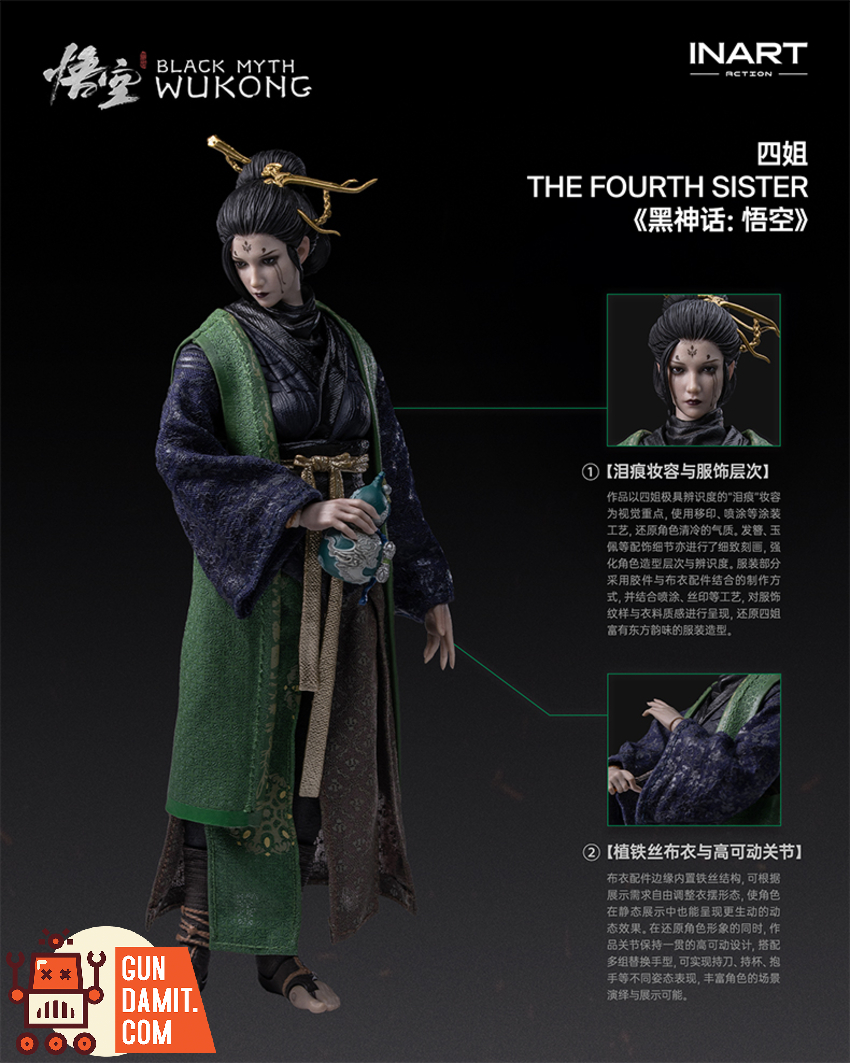 INART 1/12 MAG-G0009 Black Myth Wukong The Fourth Sister - View 25 INART 1/12 MAG-G0009 Black Myth Wukong The Fourth Sister - View 25