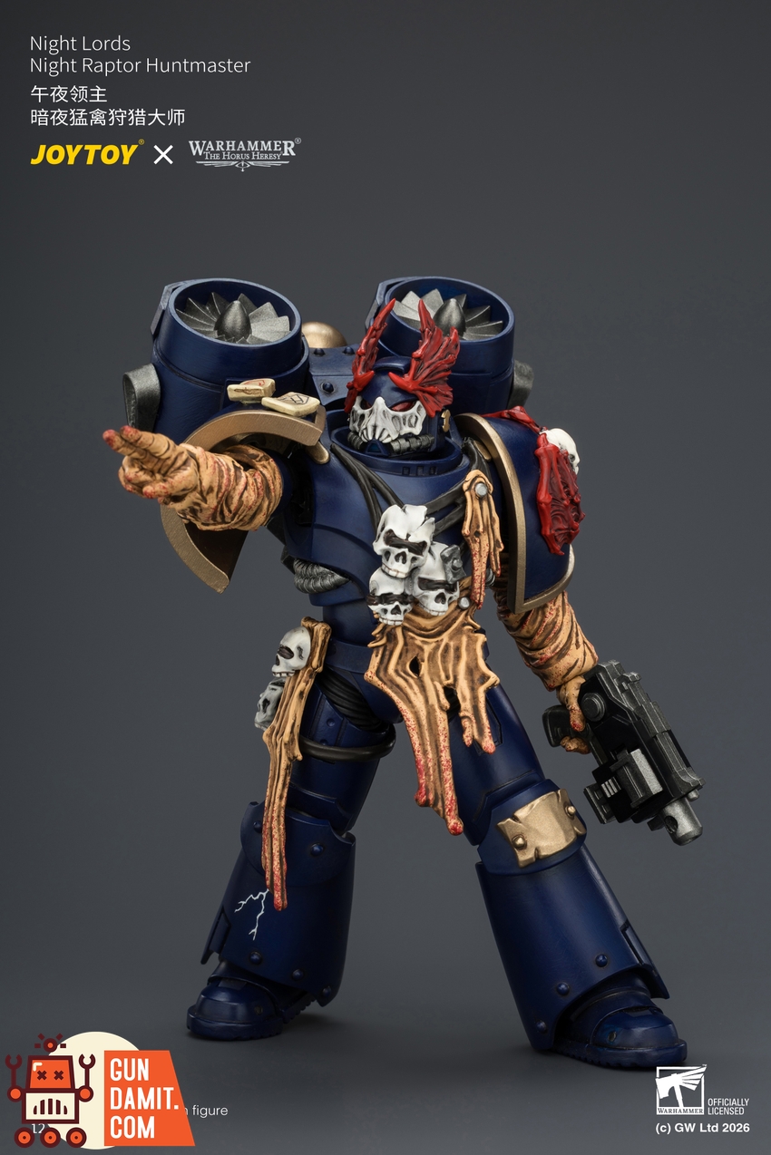 JoyToy JT04681 1/18 Warhammer The Horus Heresy Night Lords Night Raptor Huntmaster - View 2 JoyToy JT04681 1/18 Warhammer The Horus Heresy Night Lords Night Raptor Huntmaster - View 2