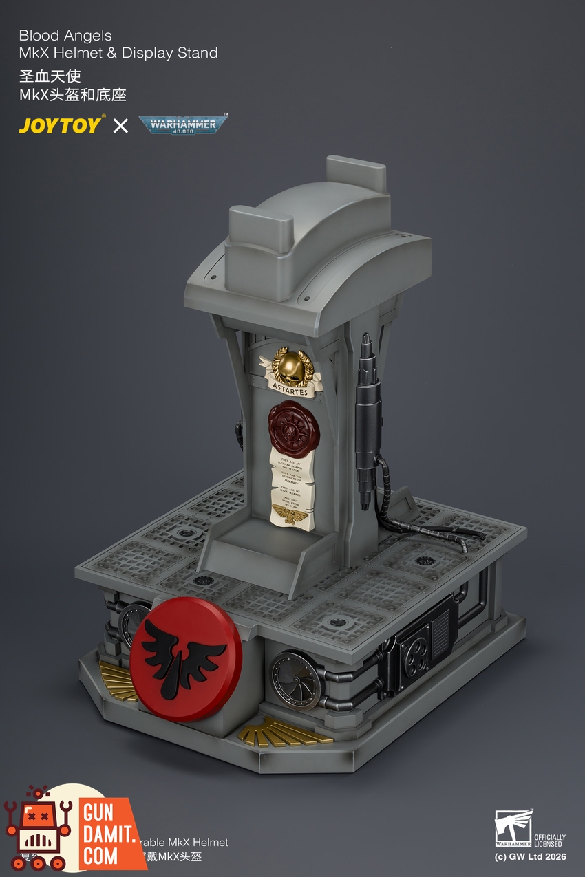 JoyToy JT04919 1/1 Warhammer 40K Blood Angels MkX Helmet & Display Stand - View 11 JoyToy JT04919 1/1 Warhammer 40K Blood Angels MkX Helmet & Display Stand - View 11