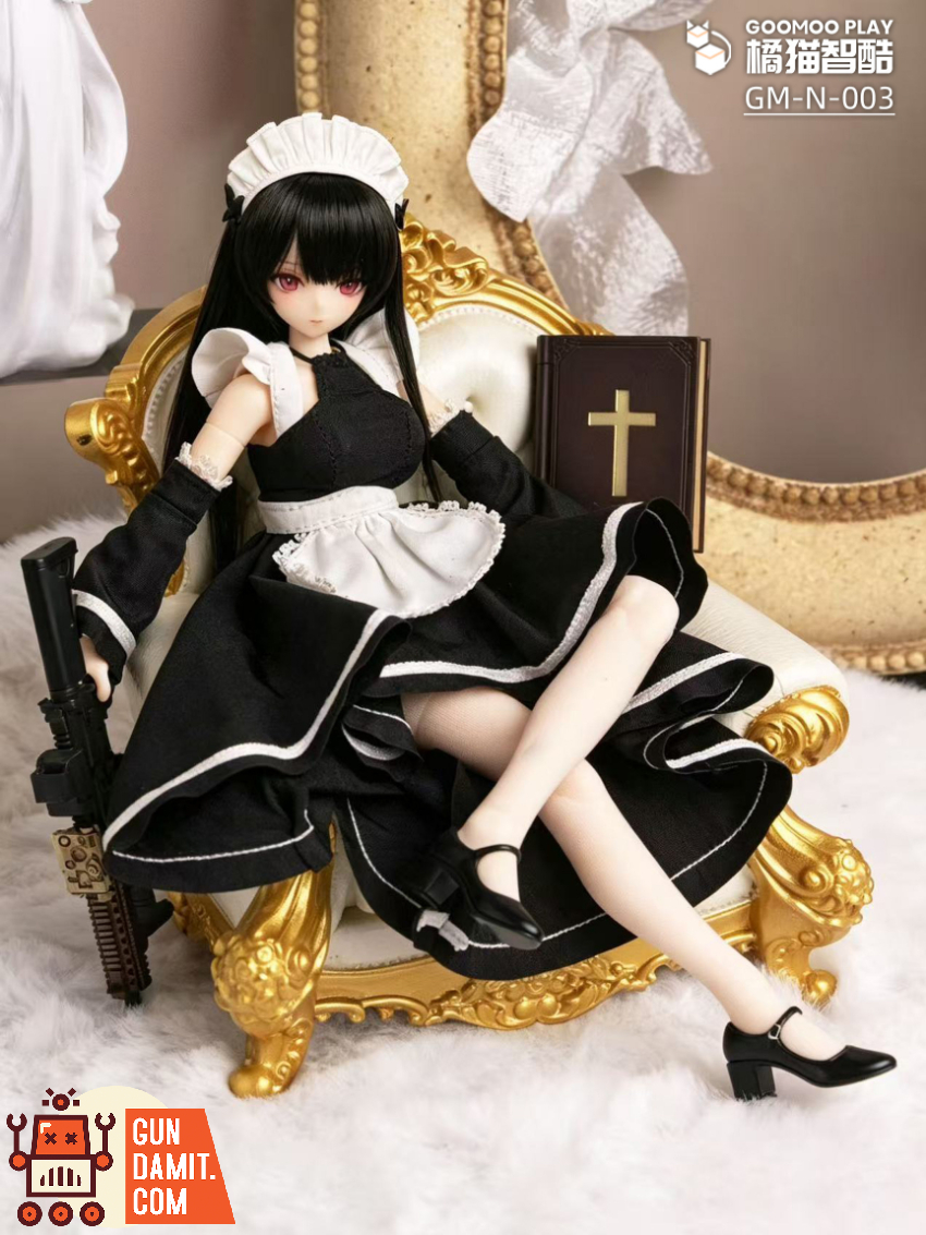 GOOMOO PLAY 1/12 GM-N-003 European Manor Maid Outfit Set White Bell Covenant - View 12 GOOMOO PLAY 1/12 GM-N-003 European Manor Maid Outfit Set White Bell Covenant - View 12