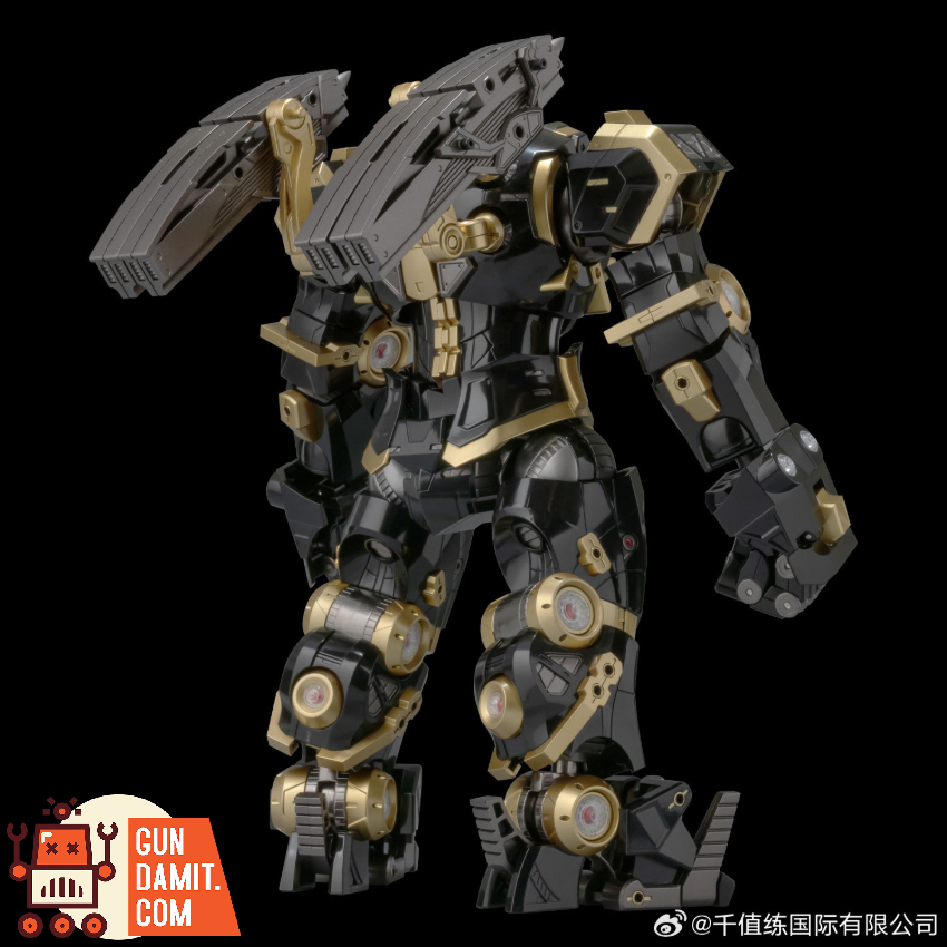 Sentinel Toys Iron Man Fighting Armor Hulkbuster Black Limited Ver. - View 3 Sentinel Toys Iron Man Fighting Armor Hulkbuster Black Limited Ver. - View 3