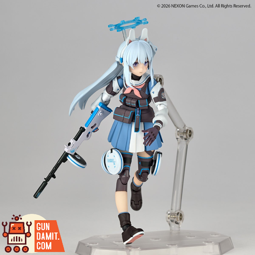 Kaiyodo Revoltech NR130 SRT Special Academy RABBIT Squad Leader Blue Archive Miyako - View 4 Kaiyodo Revoltech NR130 SRT Special Academy RABBIT Squad Leader Blue Archive Miyako - View 4