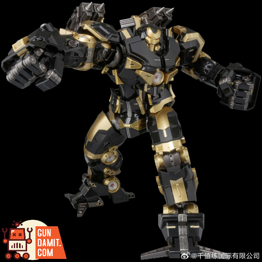 Sentinel Toys Iron Man Fighting Armor Hulkbuster Black Limited Ver. - View 7 Sentinel Toys Iron Man Fighting Armor Hulkbuster Black Limited Ver. - View 7