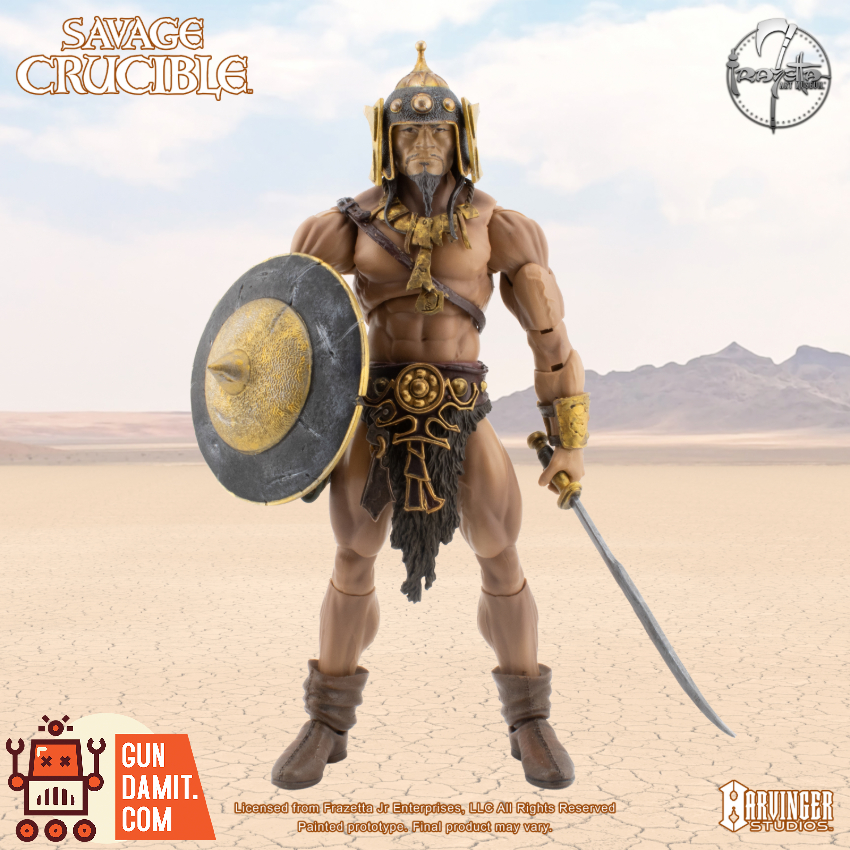 Harvinger Studios 1/12 Savage Crucible Kubla Khan Frazetta - View 5 Harvinger Studios 1/12 Savage Crucible Kubla Khan Frazetta - View 5
