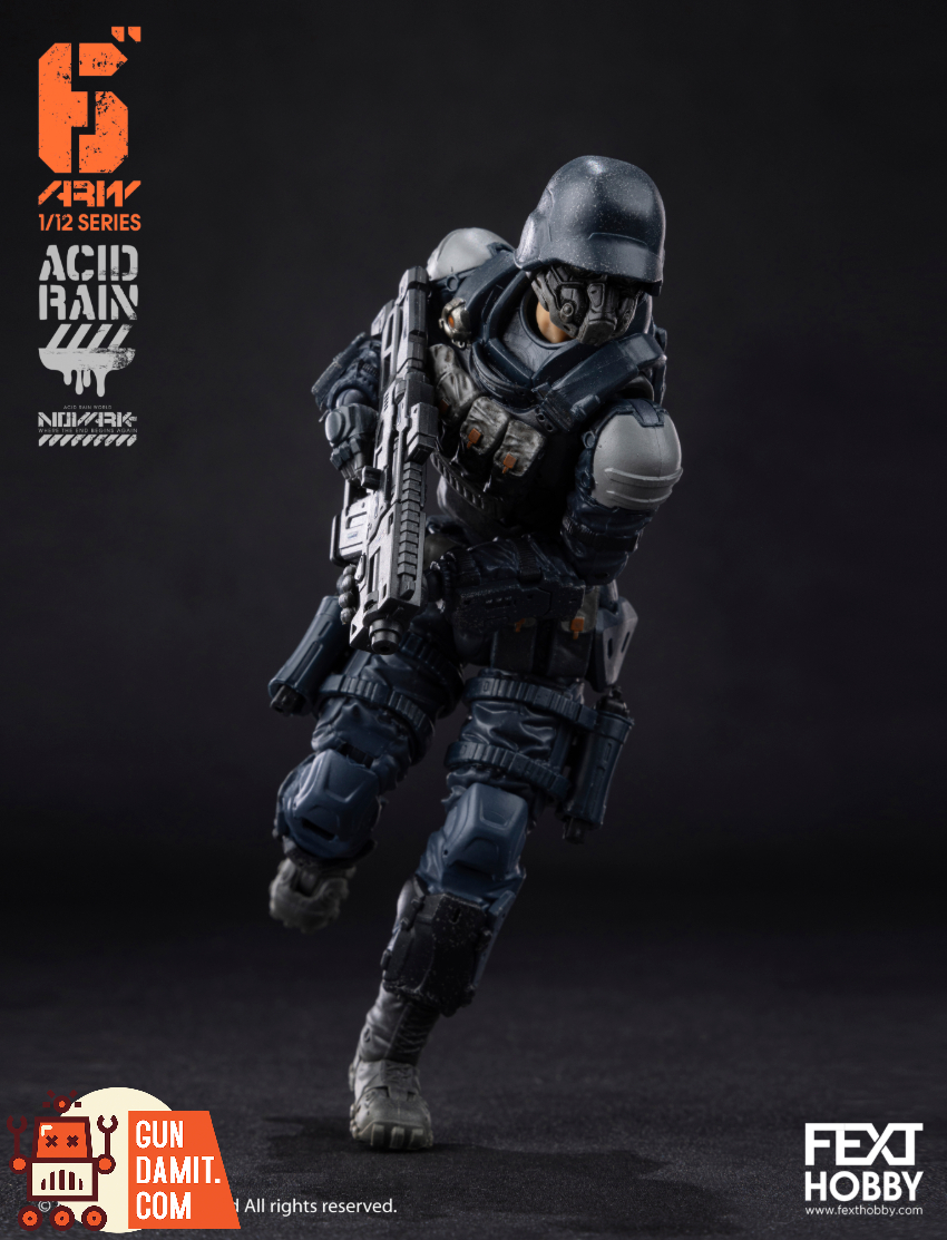 Fext Hobby 1/12 FXH-AR-007 & FXH-AR-008 & FXH-AR-009 Acid Rain Novark Marine Trooper & Bob & Jack Set of 3 - View 24 Fext Hobby 1/12 FXH-AR-007 & FXH-AR-008 & FXH-AR-009 Acid Rain Novark Marine Trooper & Bob & Jack Set of 3 - View 24