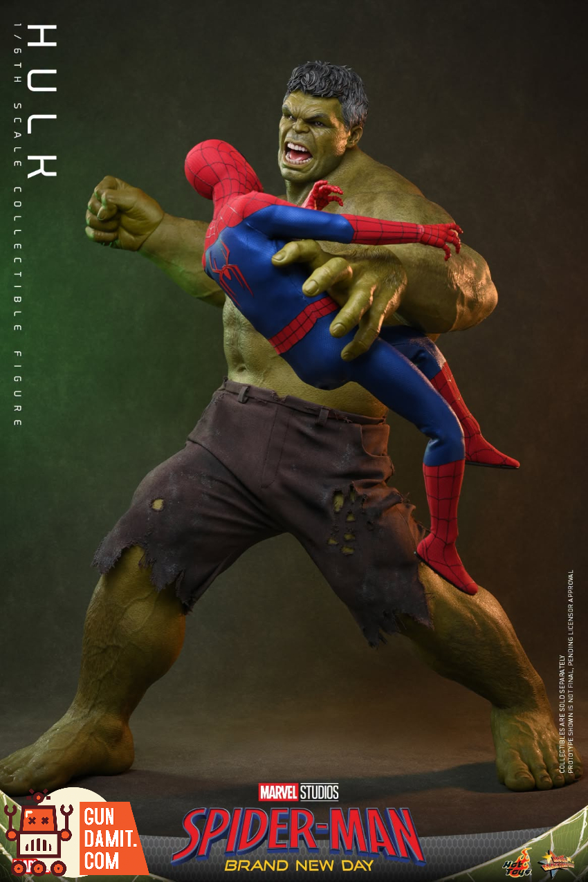 Hot Toys 1/6 MMS905 Spider-Man: Brand New Day Hulk - View 19 Hot Toys 1/6 MMS905 Spider-Man: Brand New Day Hulk - View 19