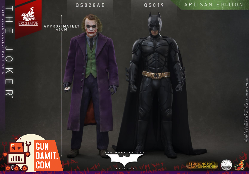 Hot Toys 1/4 QS028AE The Dark Knight The Joker 2.0 Artisan Ver. - View 9 Hot Toys 1/4 QS028AE The Dark Knight The Joker 2.0 Artisan Ver. - View 9