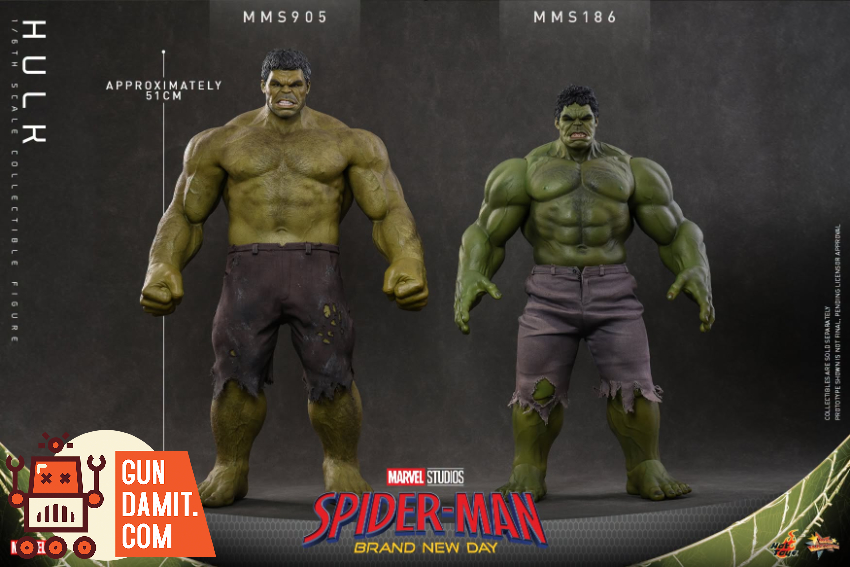 Hot Toys 1/6 MMS905 Spider-Man: Brand New Day Hulk - View 21 Hot Toys 1/6 MMS905 Spider-Man: Brand New Day Hulk - View 21