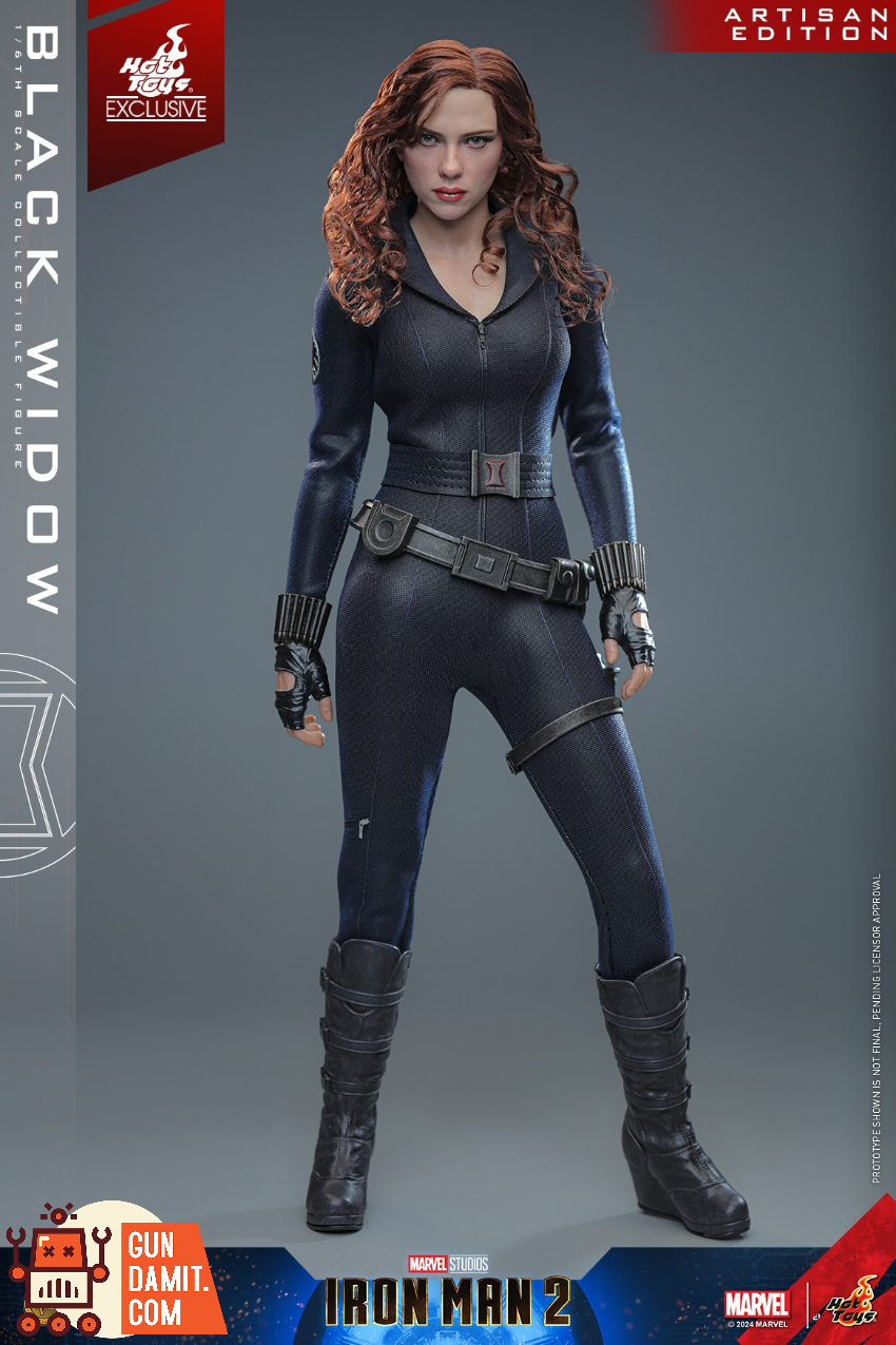 HotToys 1/6 MMS757AEB Iron Man 2 Black Widow Artisan Ver. - View 1 HotToys 1/6 MMS757AEB Iron Man 2 Black Widow Artisan Ver. - View 1