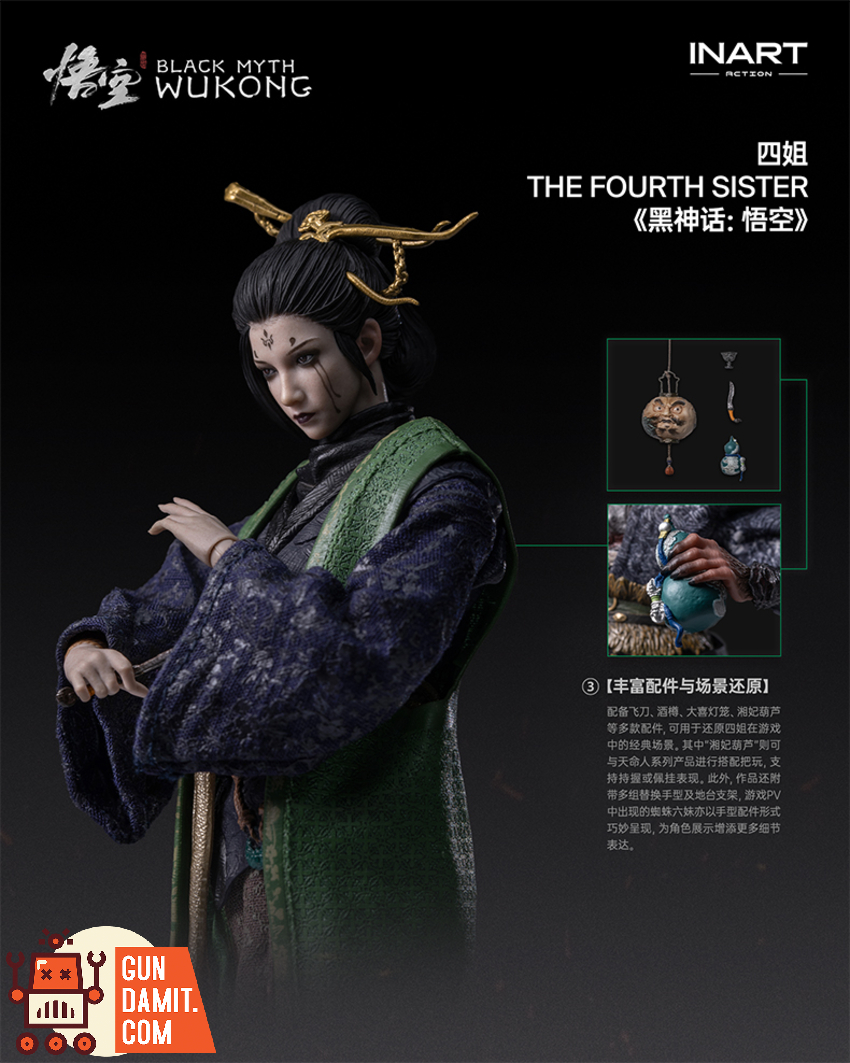 INART 1/12 MAG-G0009 Black Myth Wukong The Fourth Sister - View 26 INART 1/12 MAG-G0009 Black Myth Wukong The Fourth Sister - View 26