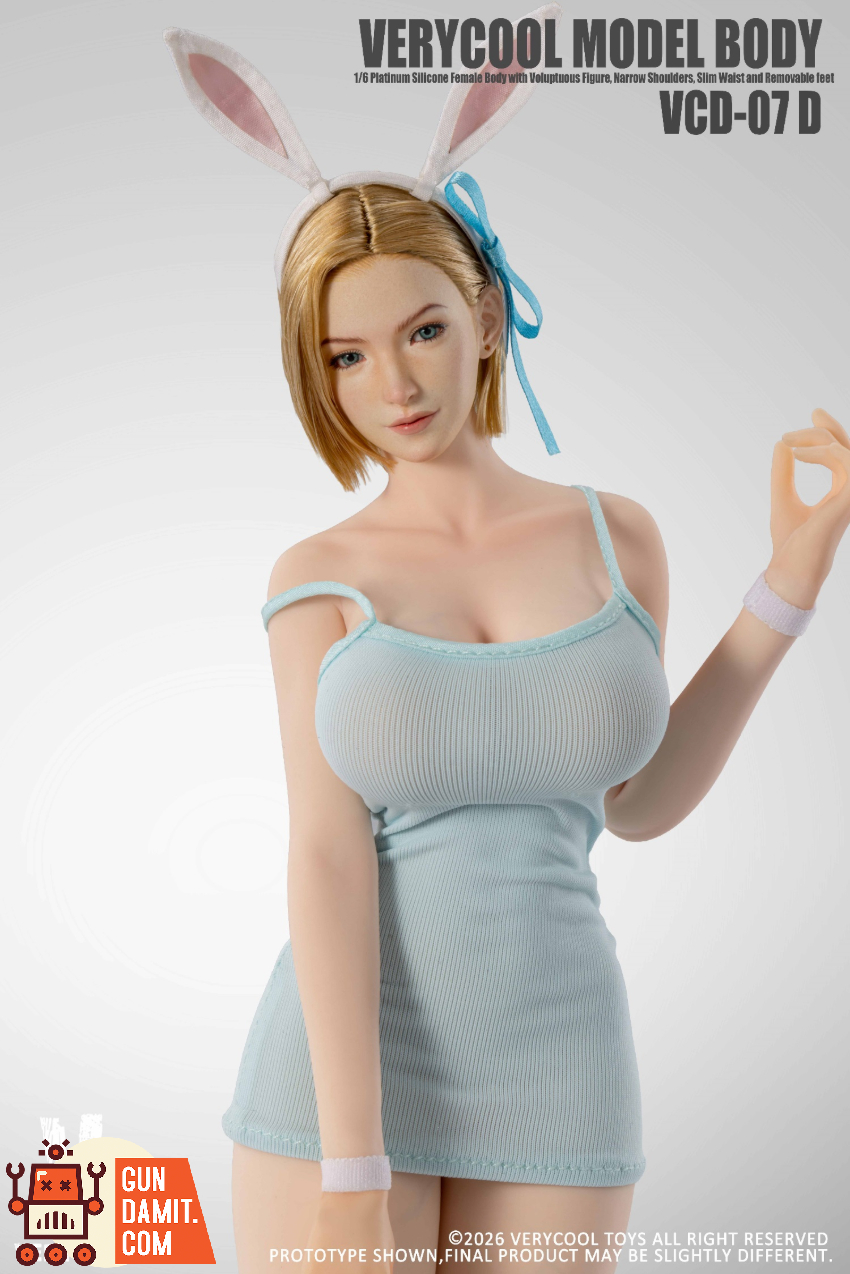Verycool 1/6 VCD-07D No.7 Platinum Silicone Female Body Fair Complexion Ver. - View 6 Verycool 1/6 VCD-07D No.7 Platinum Silicone Female Body Fair Complexion Ver. - View 6