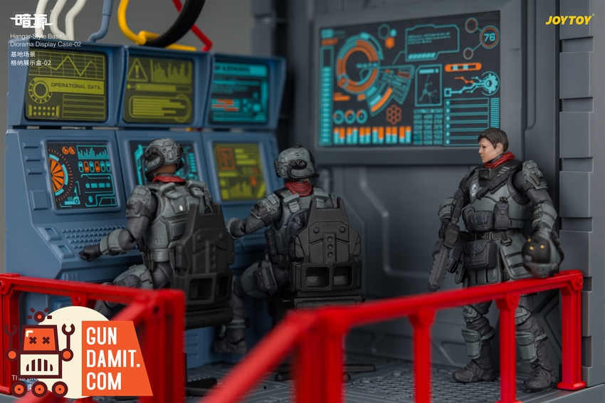 JoyToy JT04797 1/25 Dark Source Hangar-Style Base Diorama Display Case-02 - View 1 JoyToy JT04797 1/25 Dark Source Hangar-Style Base Diorama Display Case-02 - View 1