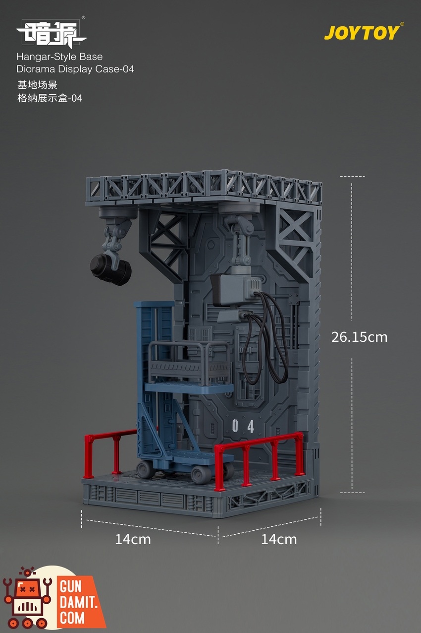 JoyToy JT04803 1/25 Dark Source Hangar-Style Base Diorama Display Case-04 - View 9 JoyToy JT04803 1/25 Dark Source Hangar-Style Base Diorama Display Case-04 - View 9