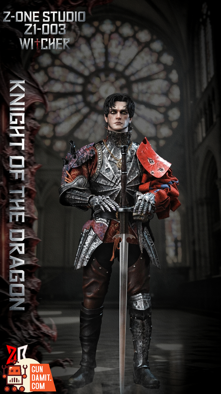 Z-ONE STUDIO 1/6 Z1-003 Knight of the Dragon - View 8 Z-ONE STUDIO 1/6 Z1-003 Knight of the Dragon - View 8