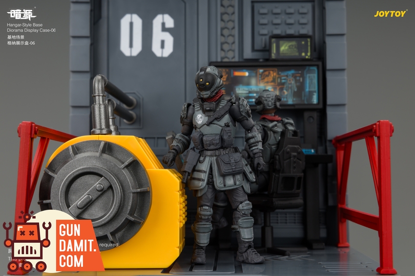 JoyToy JT04841 1/25 Dark Source Hangar-Style Base Diorama Display Case-06 - View 2 JoyToy JT04841 1/25 Dark Source Hangar-Style Base Diorama Display Case-06 - View 2