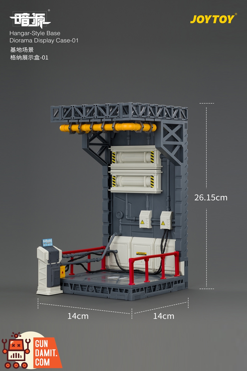 JoyToy JT04827 1/25 Dark Source Hangar-Style Base Diorama Display Case-01 - View 9 JoyToy JT04827 1/25 Dark Source Hangar-Style Base Diorama Display Case-01 - View 9