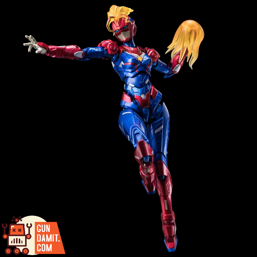 Sentinel Toys Fighting Armor Captain Marvel - View 5 Sentinel Toys Fighting Armor Captain Marvel - View 5