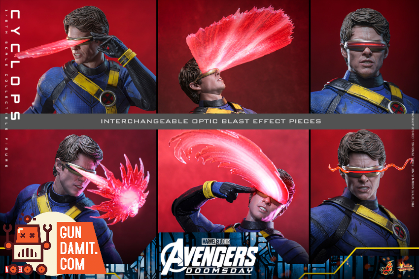 Hot Toys 1/6 MMS909B Avengers: Doomsday Cyclops Deluxe Special Ver. - View 17 Hot Toys 1/6 MMS909B Avengers: Doomsday Cyclops Deluxe Special Ver. - View 17