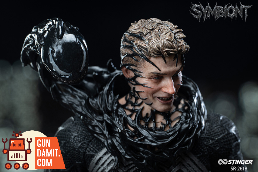 Poisin Sting Studio 1/12 SR-261B Symbiote Realistic Head Version - View 3 Poisin Sting Studio 1/12 SR-261B Symbiote Realistic Head Version - View 3